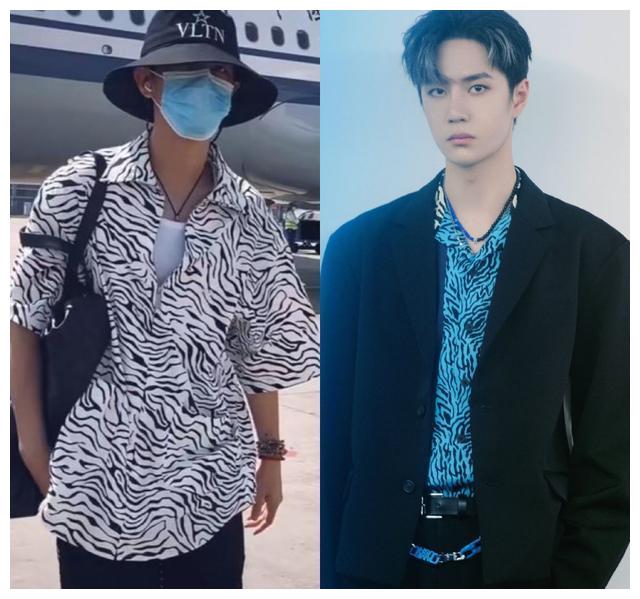 太甜了!王一博植村秀直播和肖战撞衫,一白一蓝不避嫌