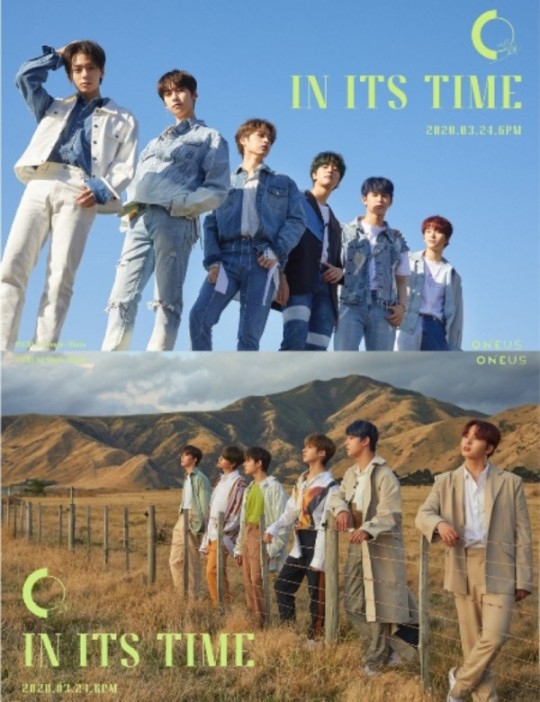 ONEUS公开首张单曲《IN ITS TIME》团体预告图片…在自然中展示成熟的魅力