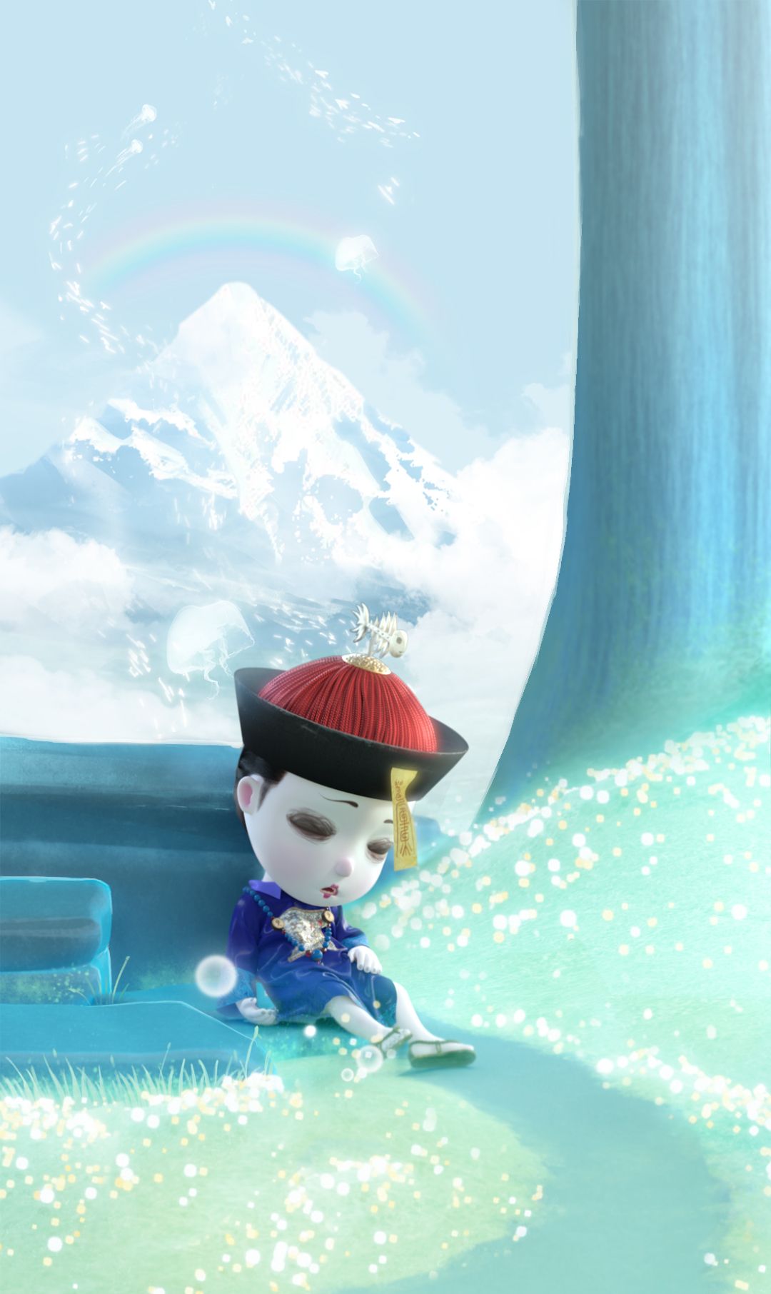 僵小鱼竖版治愈系壁纸,你最喜欢哪张?