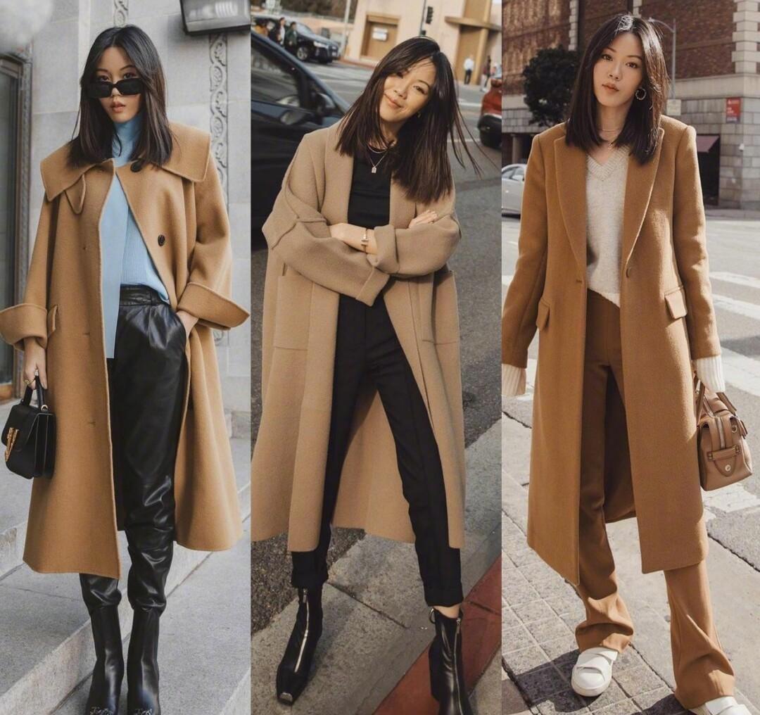 驼色大衣才不土气时髦又好看的穿搭轻松穿出高级范