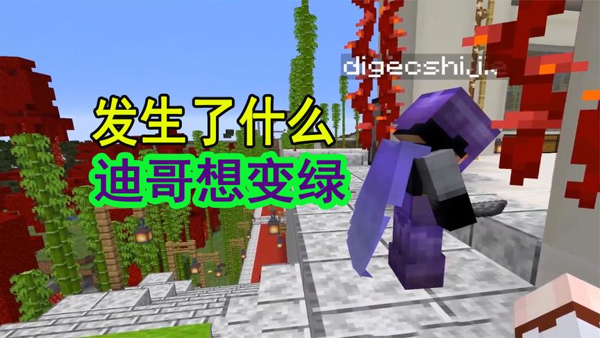 我的世界1.16联机292:到底发生了什么?迪哥让我把他弄绿