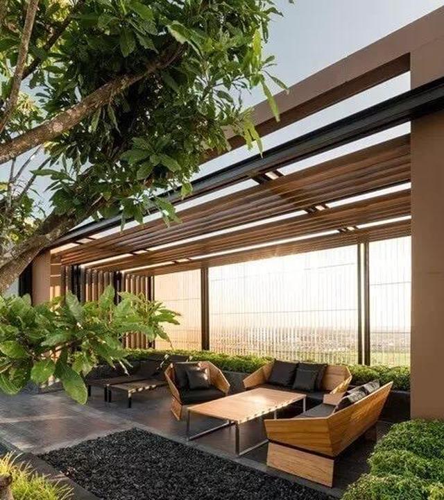 露台不再是鸡肋学这16个顶楼花园露台设计