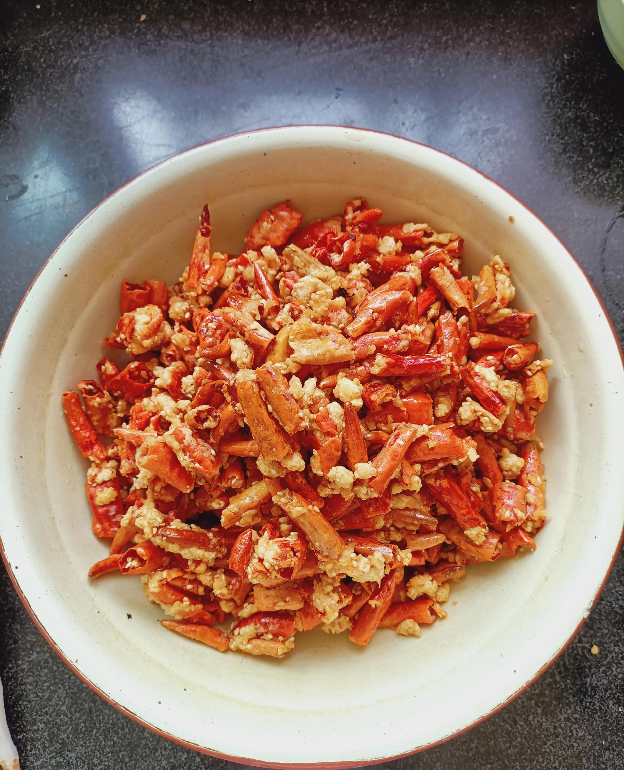 一次不成功的辣椒酥