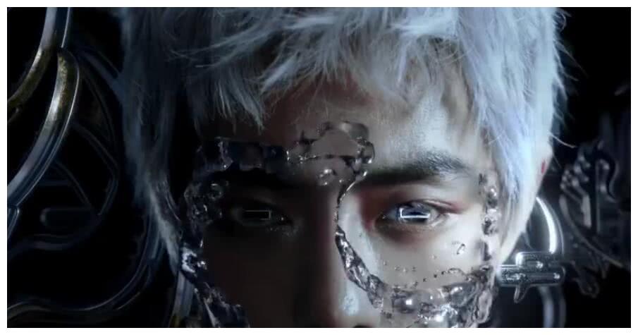 肖战拍摄时尚大片,银发造型夺目科技感十足,太炫酷了