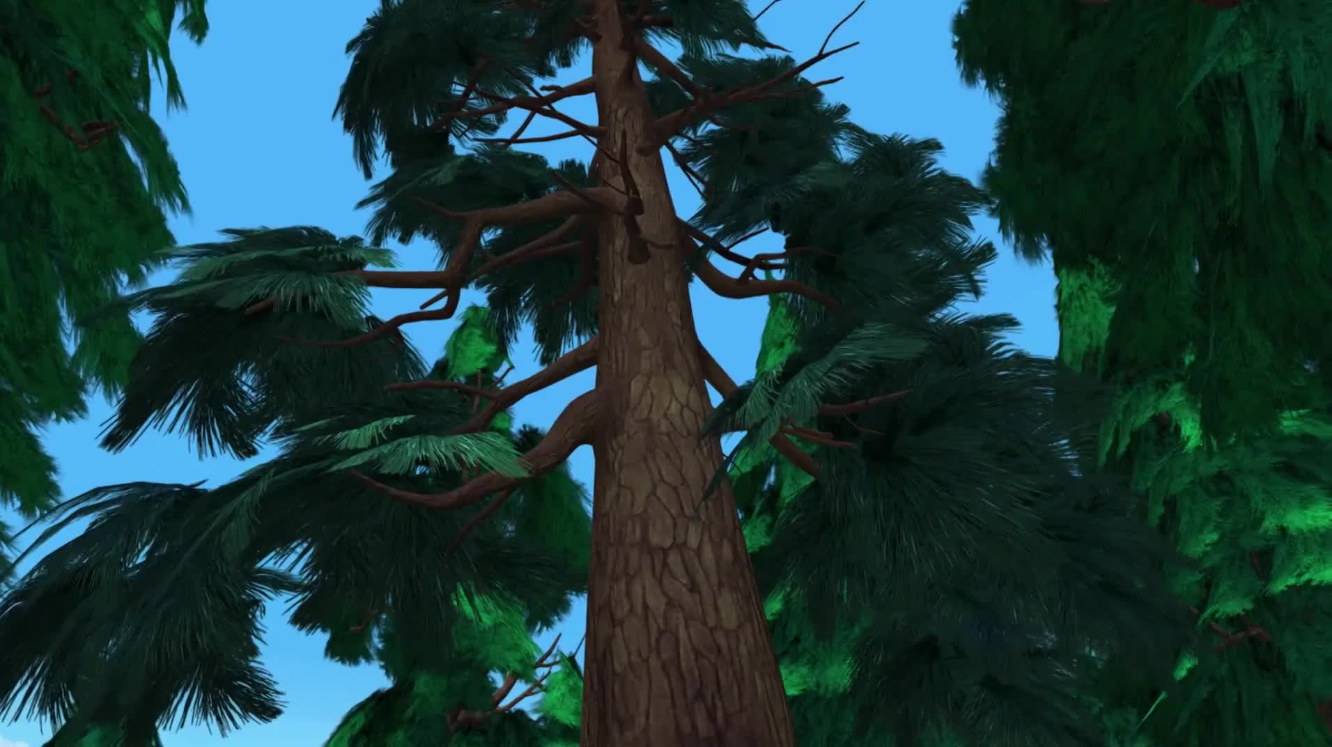 熊出没光头强发现蕨菜地趁大家不注意竟砍了个精光