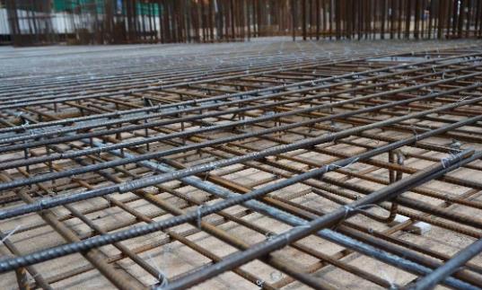 现浇10公分钢筋单层可以吗