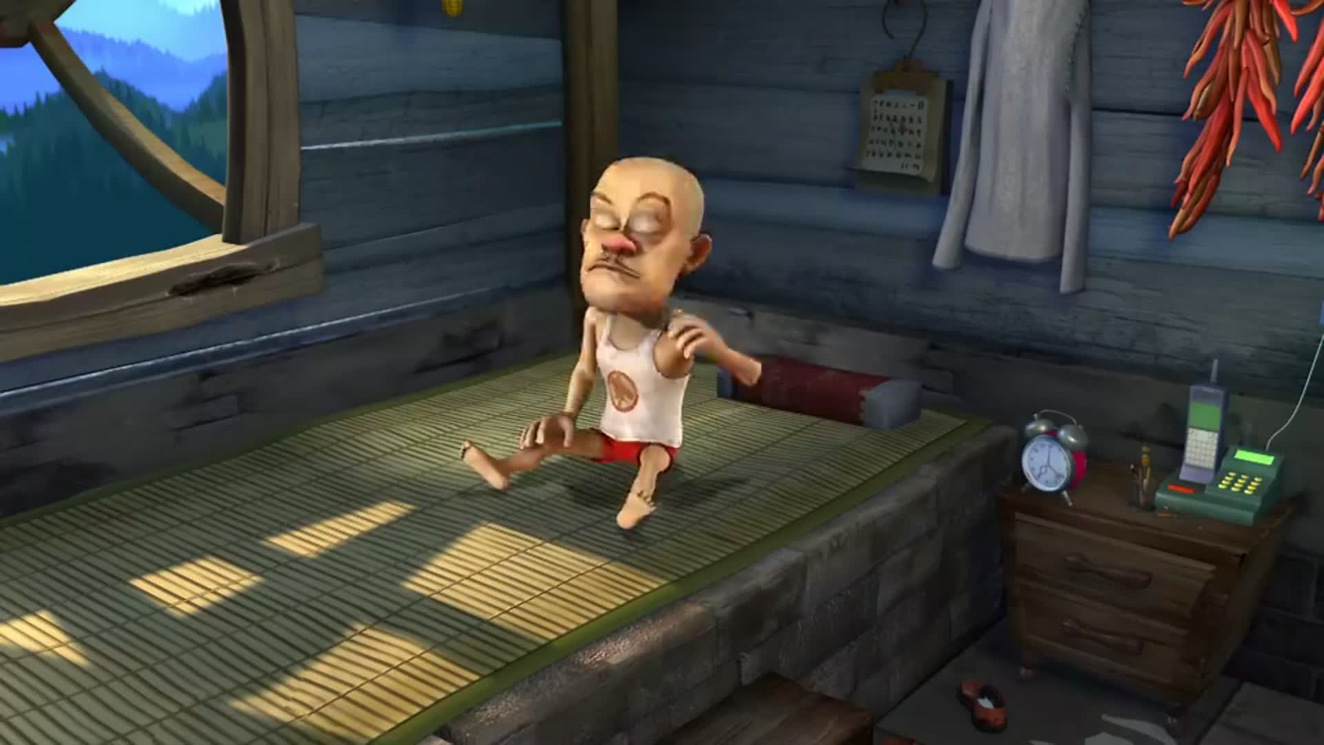 熊出没:光头强的木屋属于危房,要被拆除,光头强很不服气