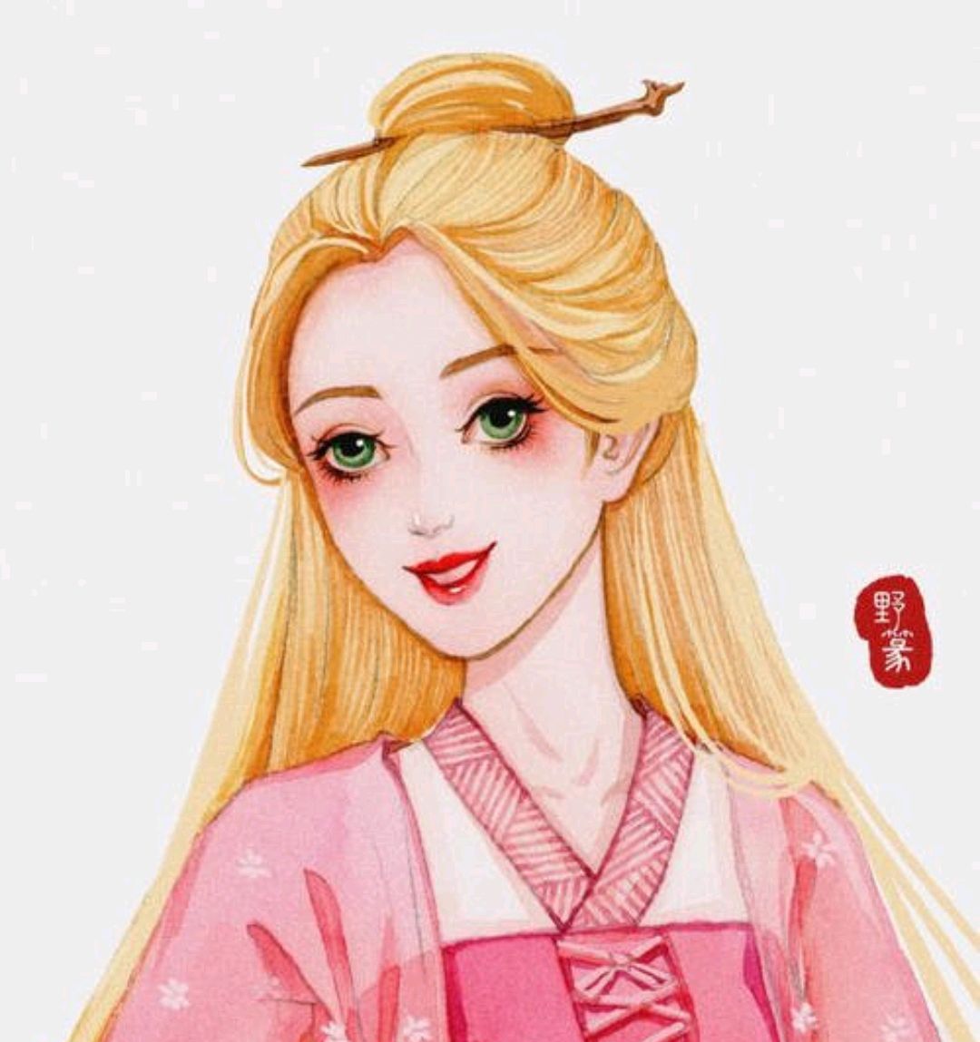 迪士尼公主古风头像不一样的风格不一样的美丽