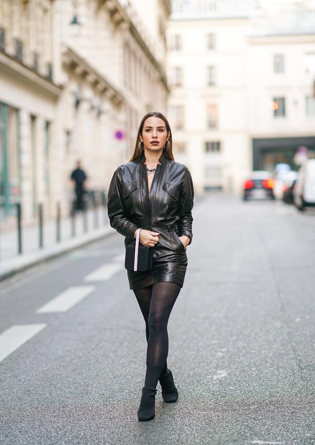 冬天不知道穿什么?皮裙来给你时尚的答案,什么身材都能穿
