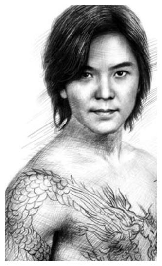 法海身上的这条过肩龙肯定不是抄袭《古惑仔》的,黑帮纹龙纹身的起源