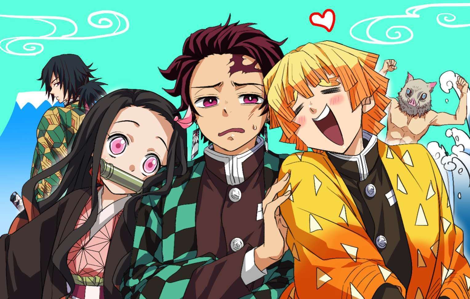 热血动漫精选壁纸:火影海贼屹立不倒,鬼灭炎炎后起之秀