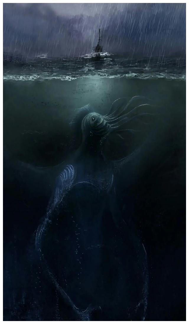 克苏鲁神话形象图源:网络所以,《深海异兽》并无过多交代巨怪的来源