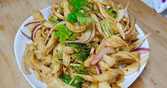 下饭菜分享:孜然味的"手撕面筋",炝一炝,拌一拌,2分钟搞定|面筋|手撕