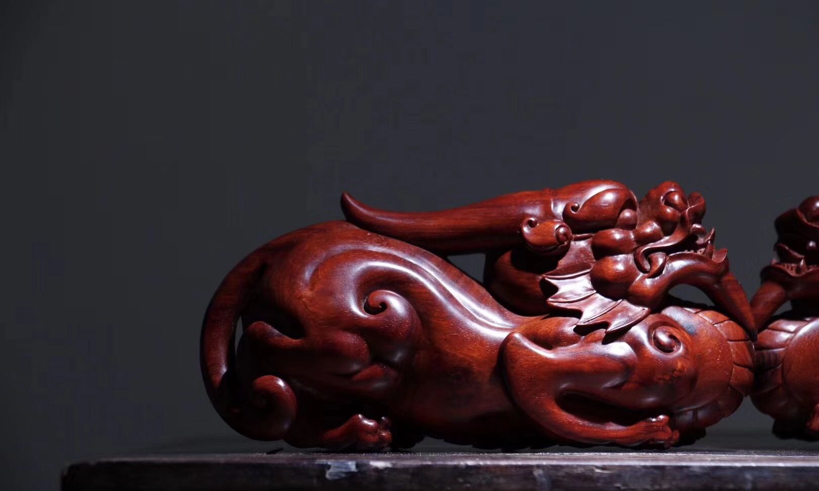 小叶紫檀雕刻匠心之作湘工雕刻仿古瑞兽_高清图集_新浪网