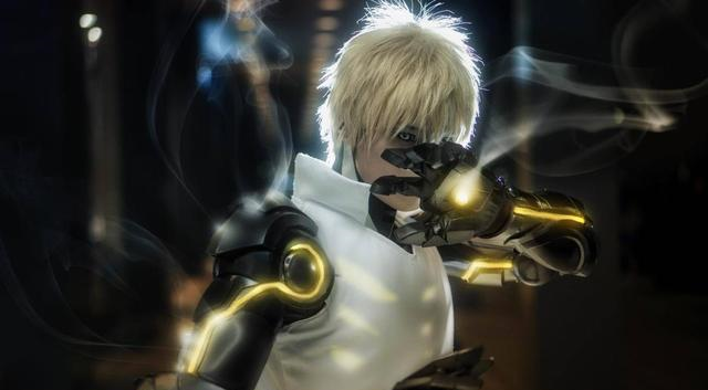 一拳超人这个cosplay满分,黑暗杰诺斯,强森埼玉