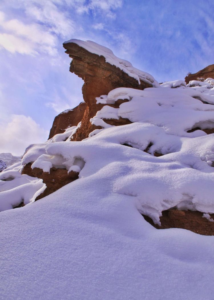 天山托木尔大峡谷,冰雪消融,静静等你!_高清图集_新浪网