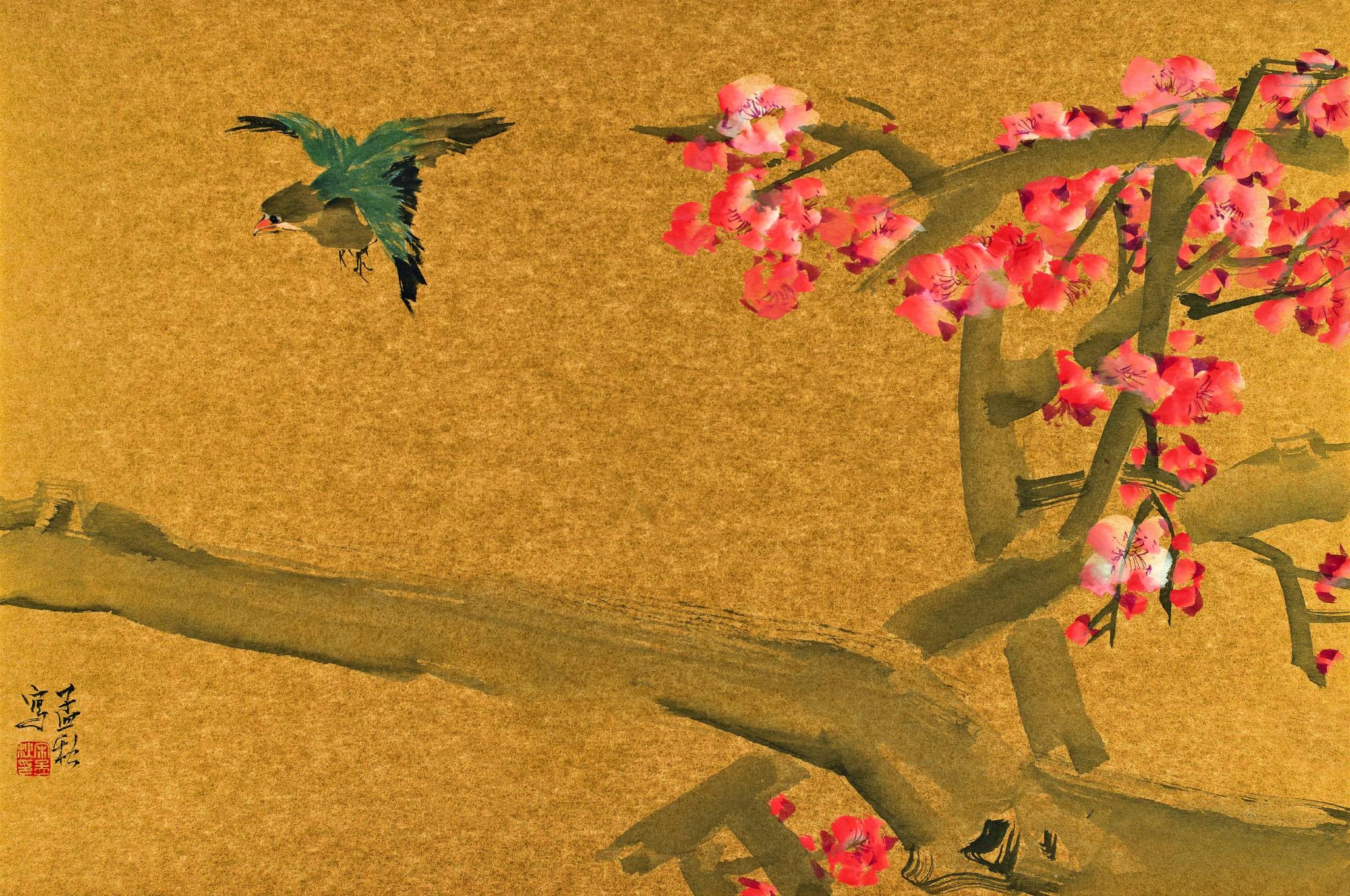 西安美院宋孟秋写意花鸟画的用意浅说