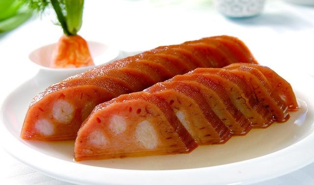 制作糯米莲藕,千万别用错了莲藕,否则根本不会软糯,特难吃|莲藕|黑糖