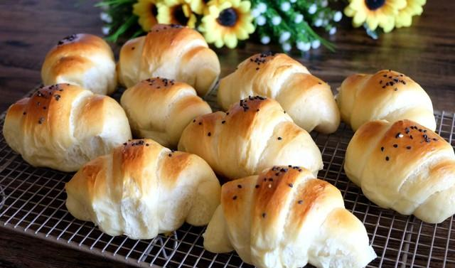 低糖无油的小面包 自己动手做法简单 健康美味 当早餐方便了