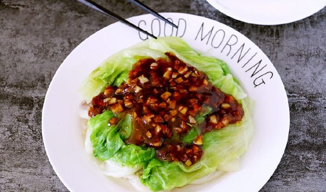 生菜这样做比蘸酱好吃太多了,做法也是尤其简单|生菜|圆生菜|蚝油