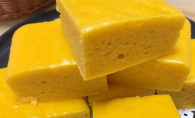 自制南瓜发糕,配方简单,好吃又实用,学会可以开店了|南瓜|发糕|食用油