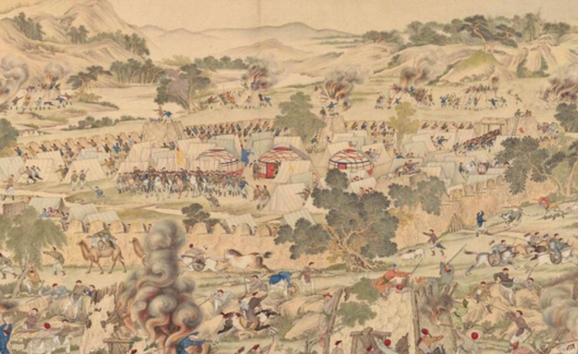 《平定准噶尔回部得胜图》《平定准噶尔回部得胜图》——准噶尔叛乱由