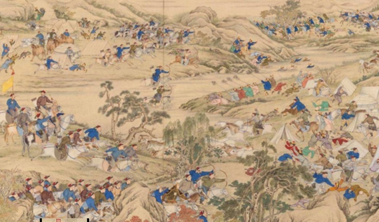 《平定准噶尔回部得胜图》《平定准噶尔回部得胜图》——准噶尔叛乱由