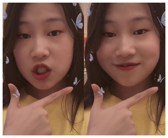 小沈阳的女儿甩掉"丑女"标签,长发飘飘对镜头比心,充满自信美