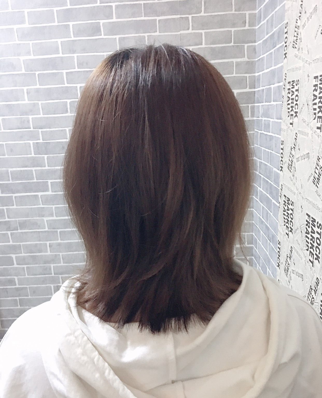 这款发型的背面很漂亮