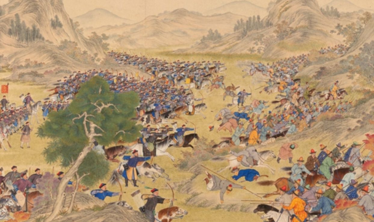 《平定准噶尔回部得胜图》——后4张叛乱被平定,南疆恢复宁静!