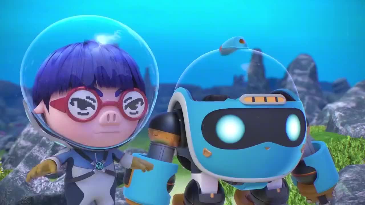 猪猪侠:棱皮龟看到坏坏博士,眼睛变成爱心,难倒是看上他了么