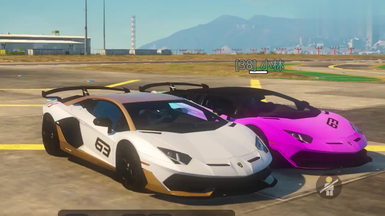 童心小镇两辆兰博基尼大牛我和小林谁的车好看