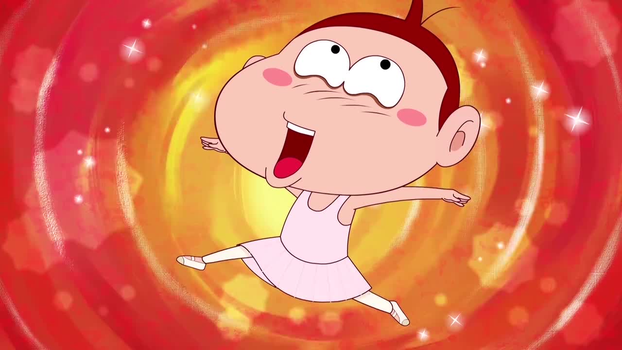 阿u:阿u实力上演抢镜,还可以跳芭蕾,小女孩都自愧不如啊