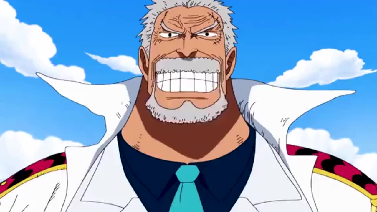 海贼王卡普老爷子老当益壮徒手扔炮弹送别路飞