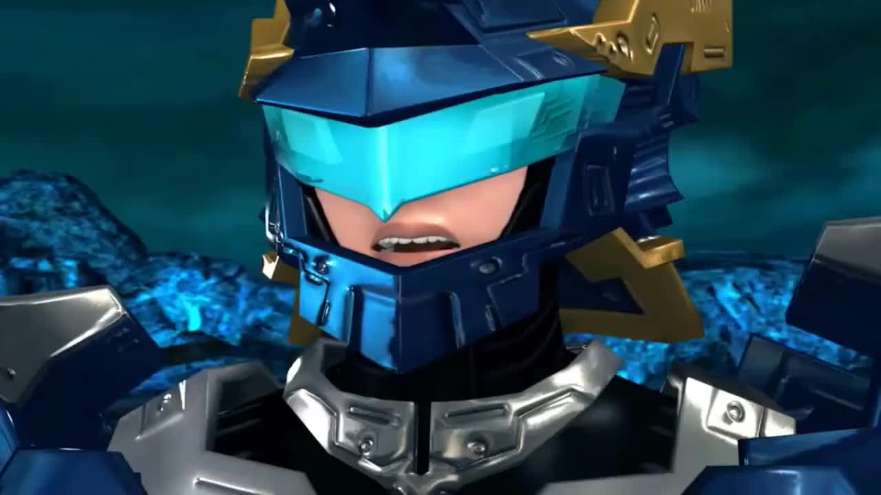 超兽武装龙戬穿越时空隧道看见小人鬼谷躲在军队后面偷放冷箭