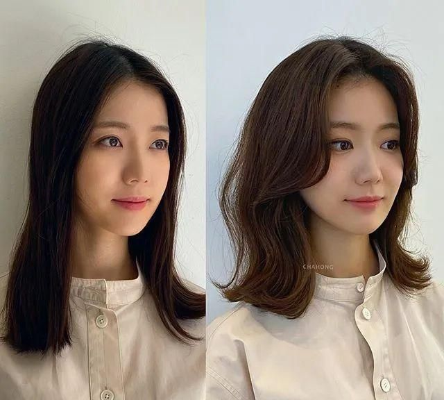 5款适用于扁头女生的发型,拯救塌陷头型,矫正内缩下巴__财经头条