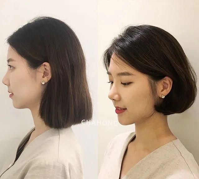 5款适用于扁头女生的发型,拯救塌陷头型,矫正内缩下巴__财经头条