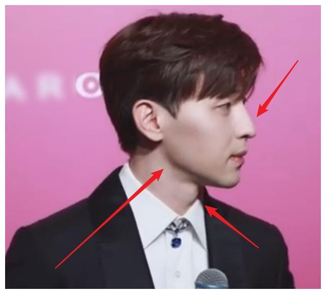 无论是这脸部的轮廓线条还是这喉结,又或者是这优越的鼻子,对于邓伦的