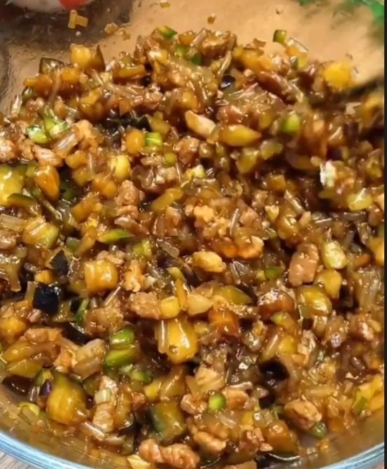 茄子馅小包子|茄子|包子|肉丁_新浪新闻