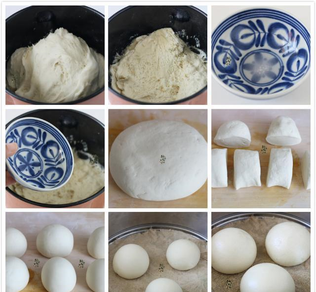 馒头的最为传统的做法,是用老面当酵母来发面,然后要用到碱来中和老面