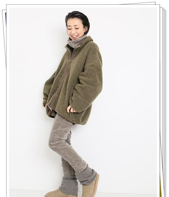 雪地靴的流行搭配示例!