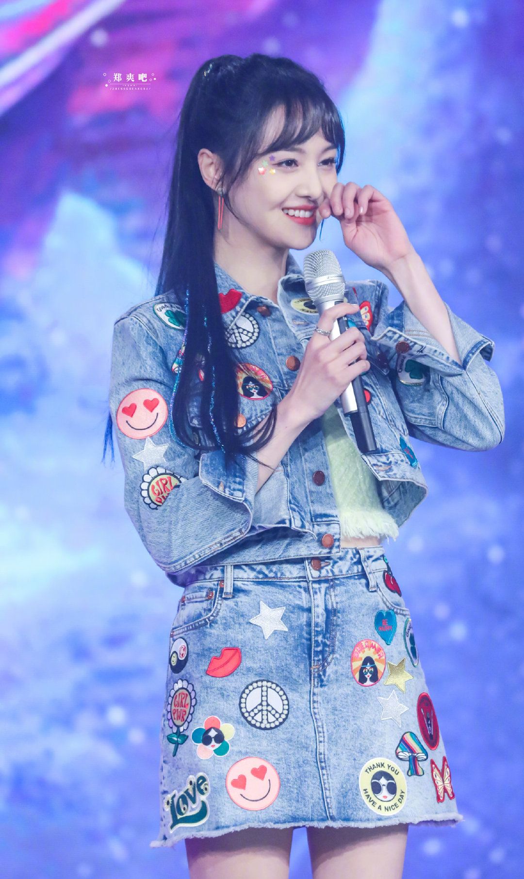 生日会上的郑爽真是妥妥的小仙女,也太美了吧