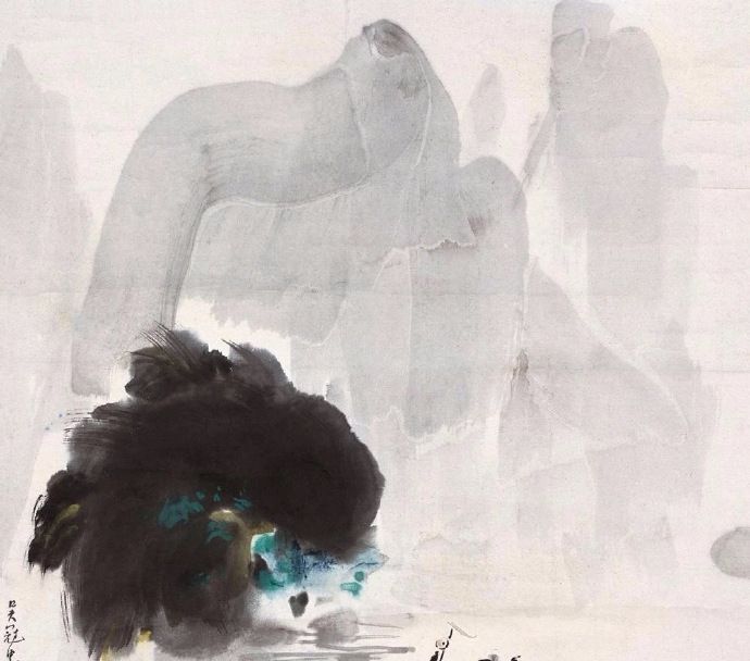 著名画家吴冠中笔下承载着江南水乡风情的精美画作欣赏