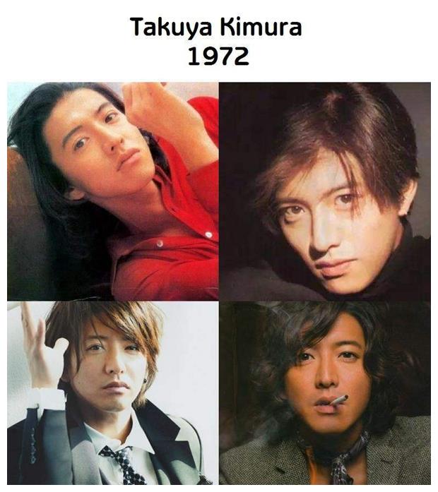 ▼木村拓哉生日1972年7月19日,年轻的他根本就是花美男～▼藤木直人