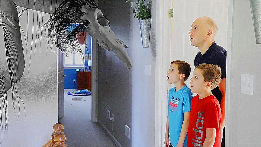 被长马怪拖进梦里,白茫茫一片,什么也看不到