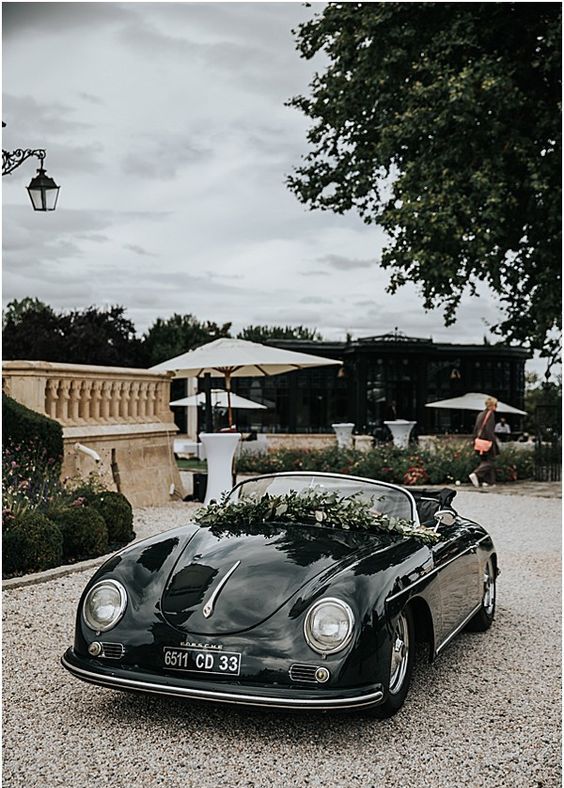 保时捷356a1600superspeedster后置后驱的经典小车