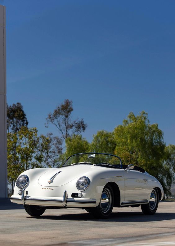 保时捷356a1600superspeedster后置后驱的经典小车