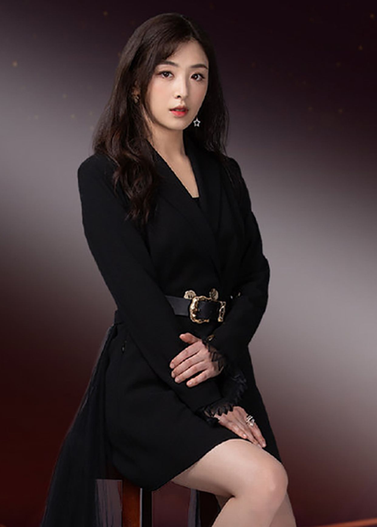 明星张含韵《声临其境》星尚活动风尚美图!