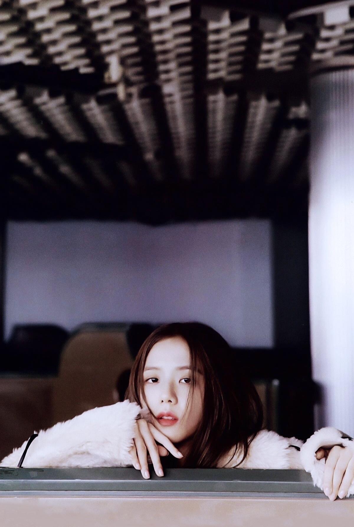 blankpink金智秀白色穿搭精致甜美元气小兔姬爱了