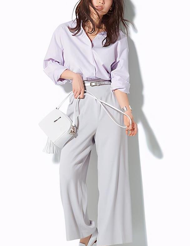 灰色系商务女性服装搭配风格,干练气质女人味俱全_高清图集_新浪网